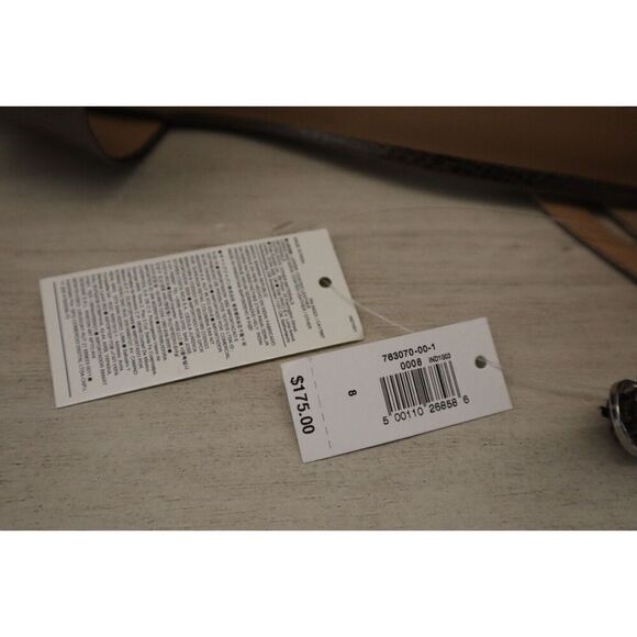 Banana Republic Women's Sz 8 Pewter/Gray Leather Platform Dress Heels - Picture 10 of 13